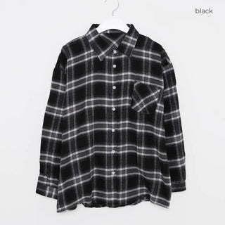 Oversized check shirt