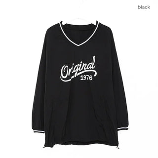 (Unisex) Original Sporty Nylon Sweatshirt