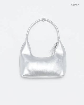 Double Zipper Mini Hobo Bag