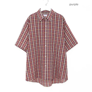 Bright check shirt