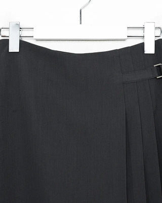 Pleated midi skirt