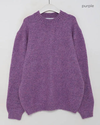 Wool round knit
