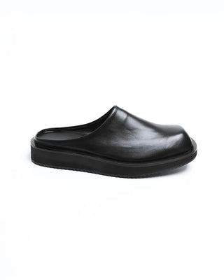 Simple black clogs