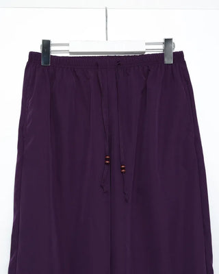Wood Bead Nylon Easy Pants