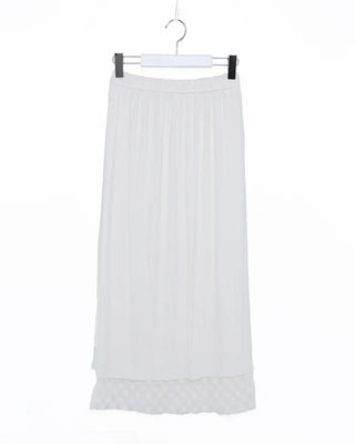 Layered long skirt