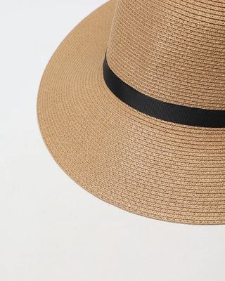 Ribbon Tuck Capeline Hat