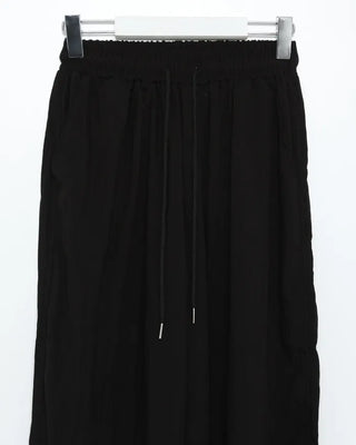 String Point Wide Easy Pants