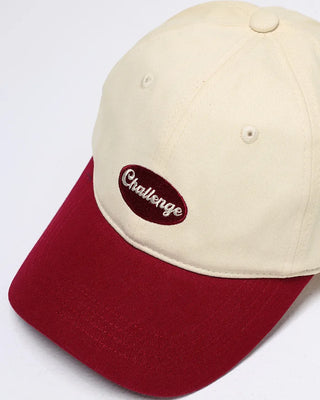 Two-tone lettering cap