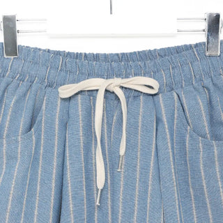 (Unisex) Striped Banding Pants