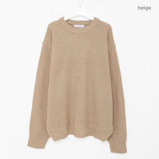 (Unisex) Openwork Round Knit