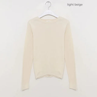 Colorful basic long-sleeved T-shirt