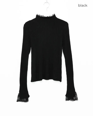 Lace Point Slim Fit Knit