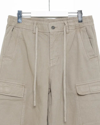 Double cargo pocket cotton pants