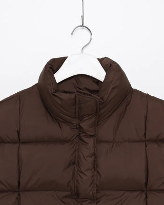 High-neck padded vest