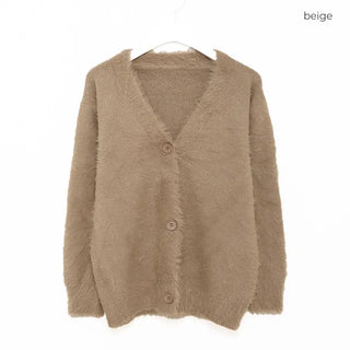 Oversized V-neck cardigan