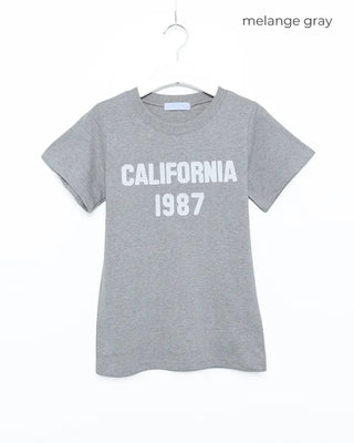 California 1987 Patch Half T-Shirt