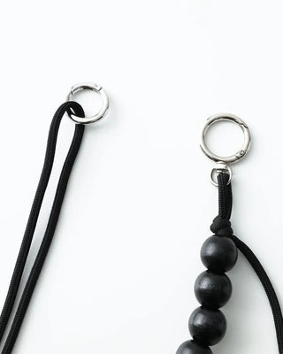 [4th Re-release] (ORIGINAL) Wood Ball Shoulder Strap (black)