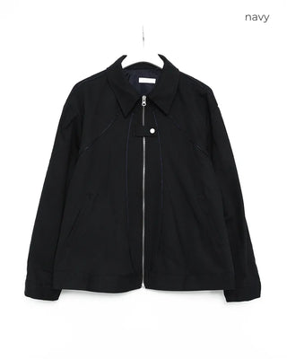 Stitch Line Zip-Up Jacket