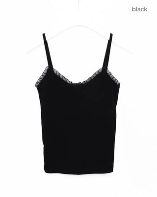Lace Rib Sleeveless