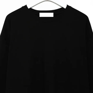 Oversized basic long-sleeved T-shirt