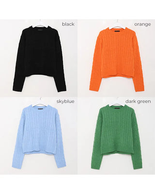 Round Cable Knit