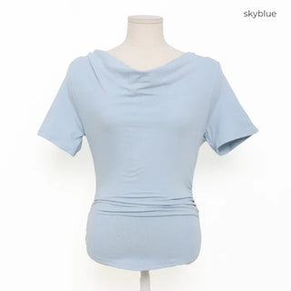 2-way short T-shirt