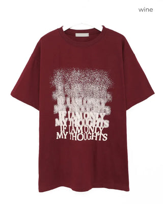 Gradient lettering T-shirt