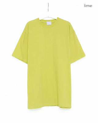 (Unisex) Simple Cotton Half-Sleeve T-Shirt
