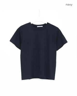 Color Basic Round Short Sleeve T-Shirt