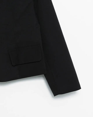 Round collar short jacket