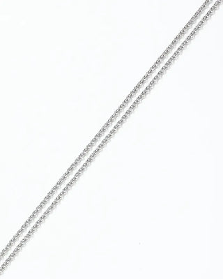 Cubic Zirconia Round Chain Necklace