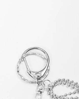 Quadruple Heart Mirror Keyring
