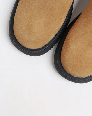 Suede bloafers