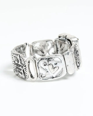 Square Silver Star Handwatch