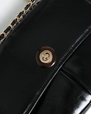 Square chain shoulder bag