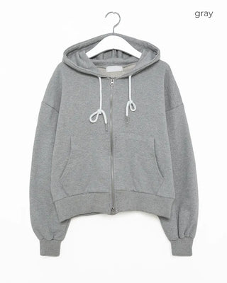 Hooded double zip-up