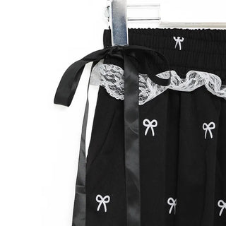 Frill Lace Banding Pants