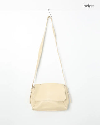 Flap belt shoulder bag
