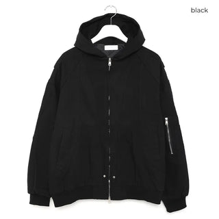 (Unisex) Zip-Up Hoodie Bomber Jacket