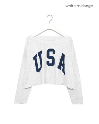 USA Cropped T-Shirt