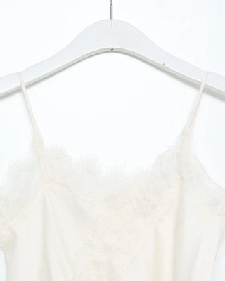 Big lace point asymmetrical camisole
