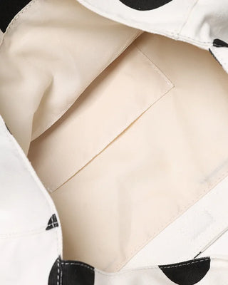 Big canvas shoulder bag