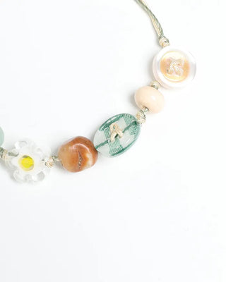 Unique button stone bracelet