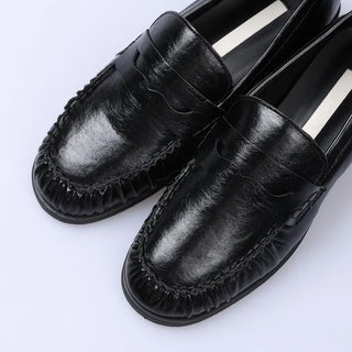 Shirring loafers