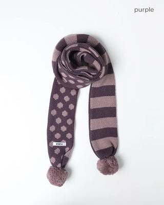 Dot Point Border Scarf