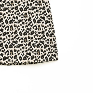 Leopard print skirt