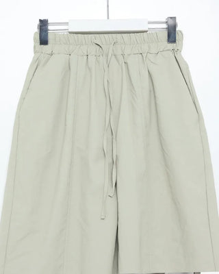 Nylon pants with string waist