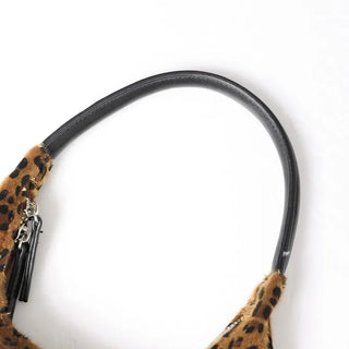 Leopard print tote bag