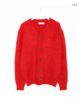 Boucle V-neck cardigan