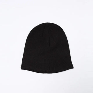 Ribbon detail knit hat